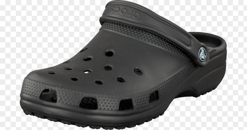 Black Shoe Slipper Crocs Sandal Blue PNG