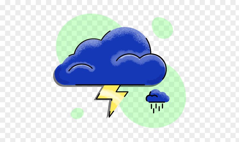 Blue Cloud Meteorological Phenomenon Electric Logo PNG