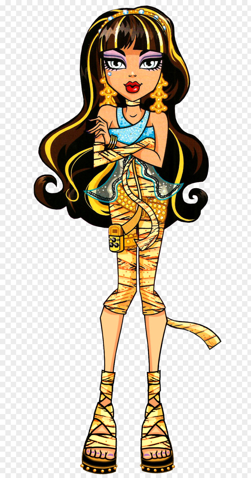 Ghoul Monster High Cleo De Nile Frankie Stein Doll PNG