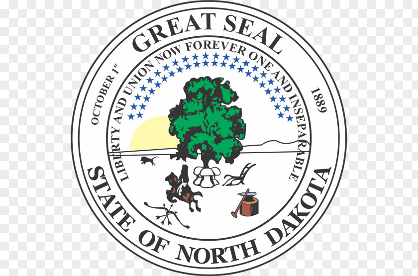 Sealed Vector Seal Of North Dakota Ohio Flag U.S. State PNG
