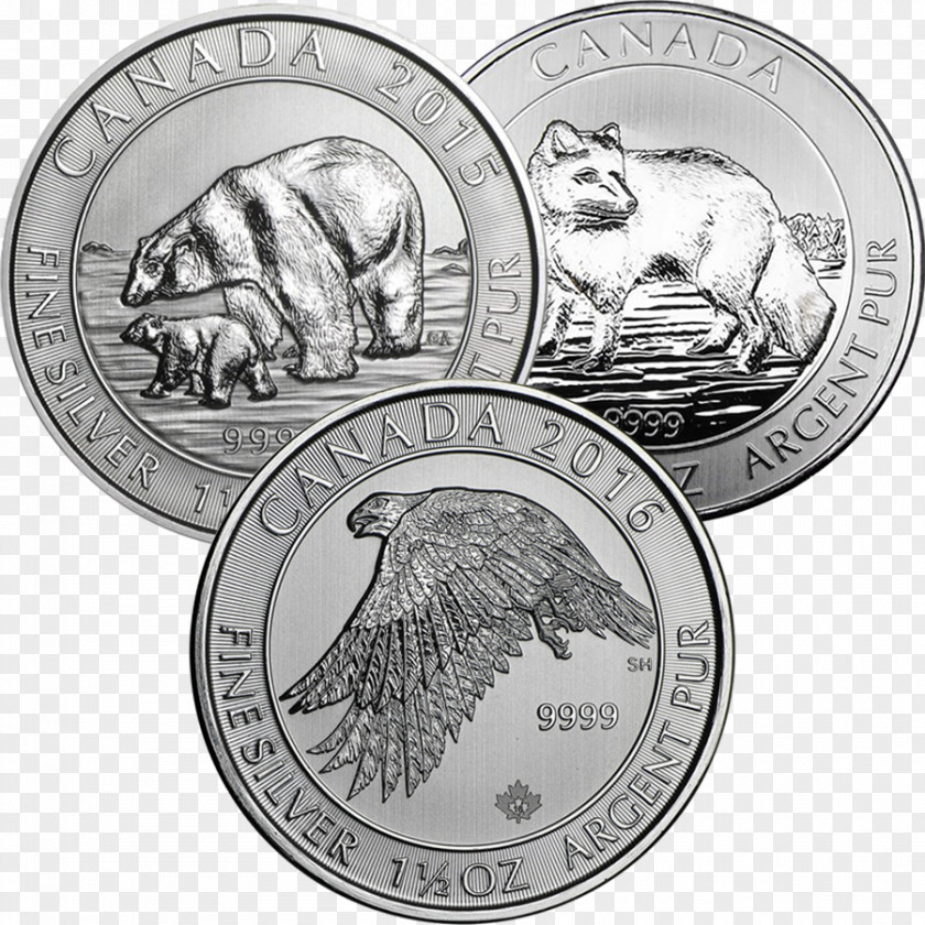 Canada Silver Coin Bullion PNG