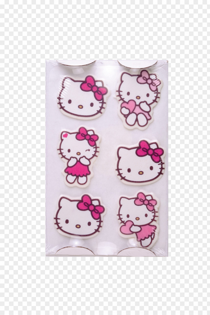 Kava Paper Hello Kitty Textile Pink M Font PNG