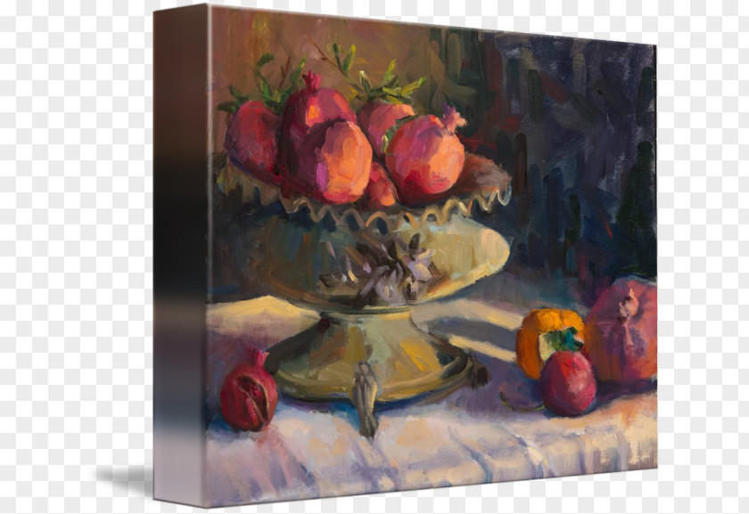 Pomegranate Still Life Oil Painting Reproduction Fine Art Work Of PNG
