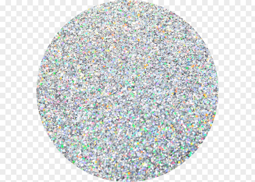 Silver Glitter Color Braided Rug Pigment PNG