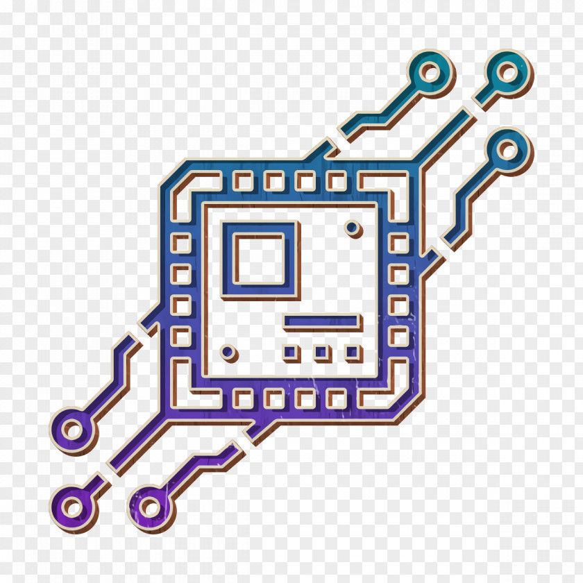 Cpu Icon Chip Artificial Intelligence PNG