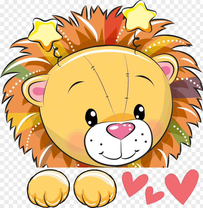 Drawing Cuteness Lion PNG