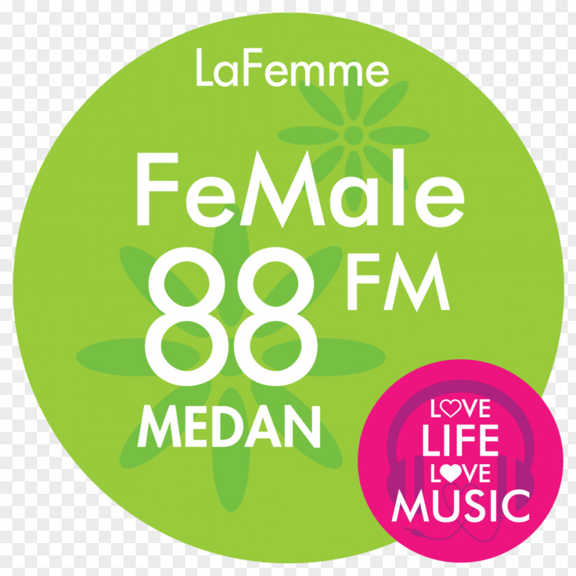 FeMale Radio Logo Broadcasting La Femme FM PNG