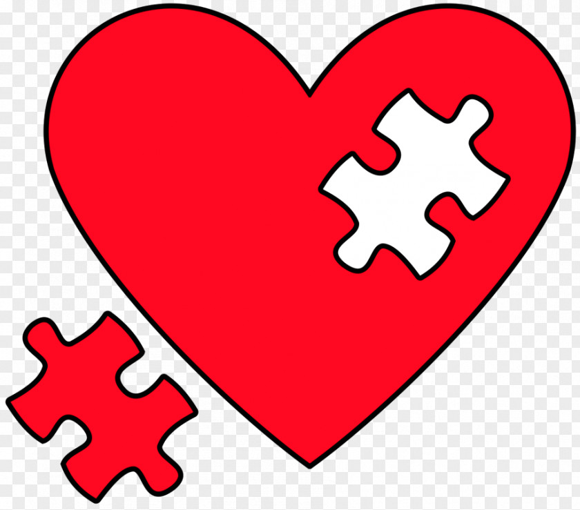 Heart Puzzle Piece Jigsaw Puzzles Clip Art Image PNG