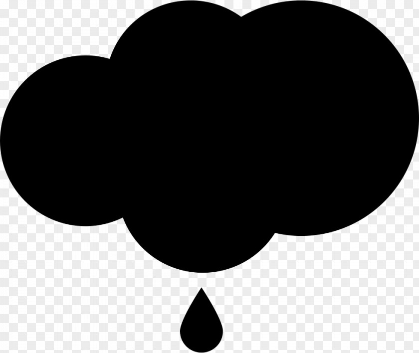 Rain Drop Symbol Cloud PNG