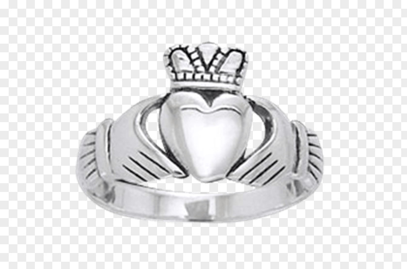 Ring Claddagh Body Jewellery Silver PNG