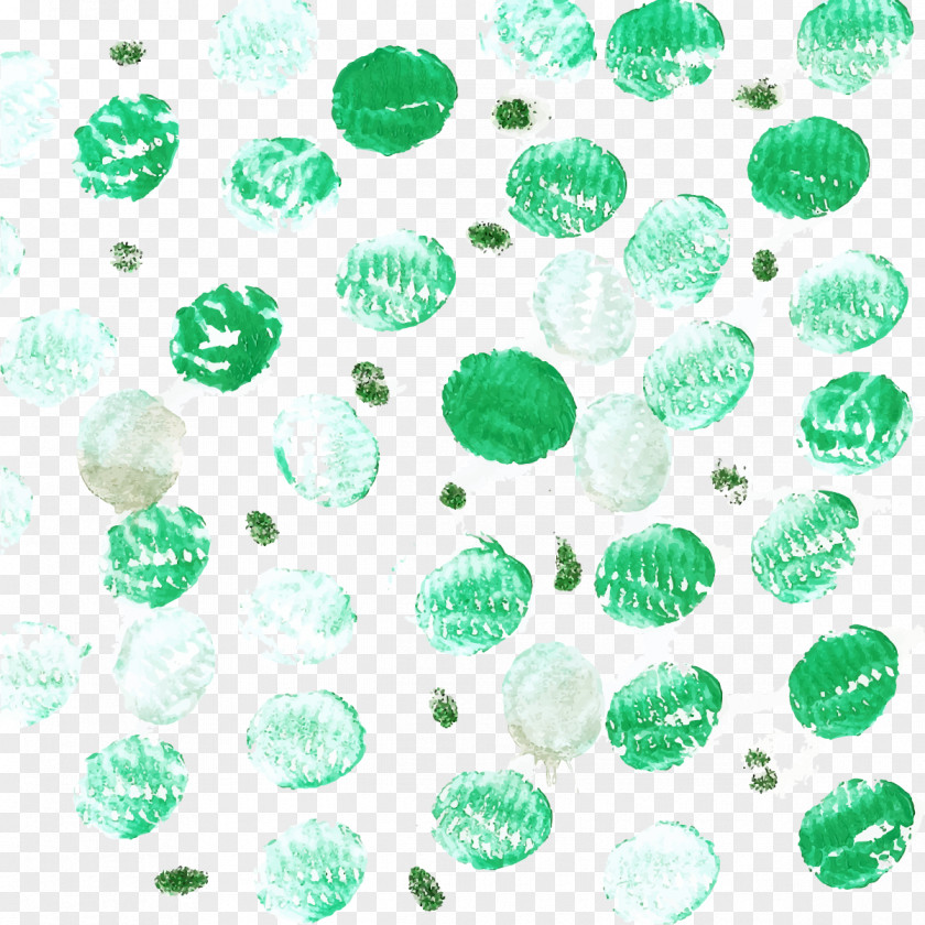 Circular Green Background Graffiti Watercolor Painting PNG