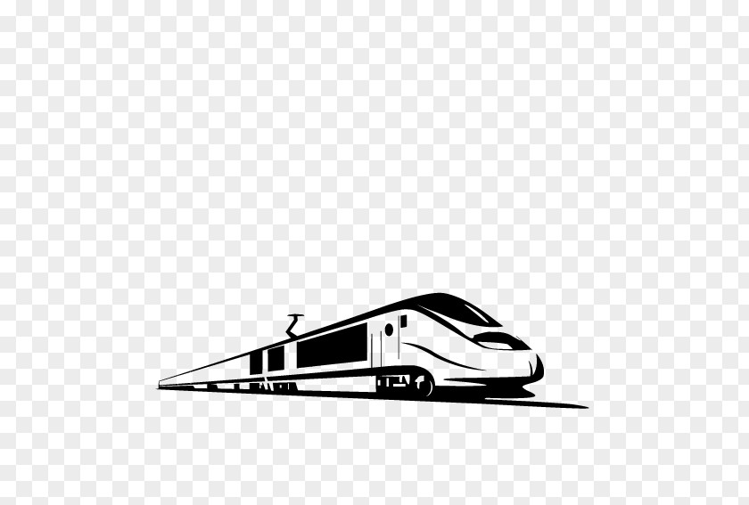 Hand-painted Black And White Motor Car Kaihua County Quzhou Train One Belt Road Initiative Rail Transport PNG
