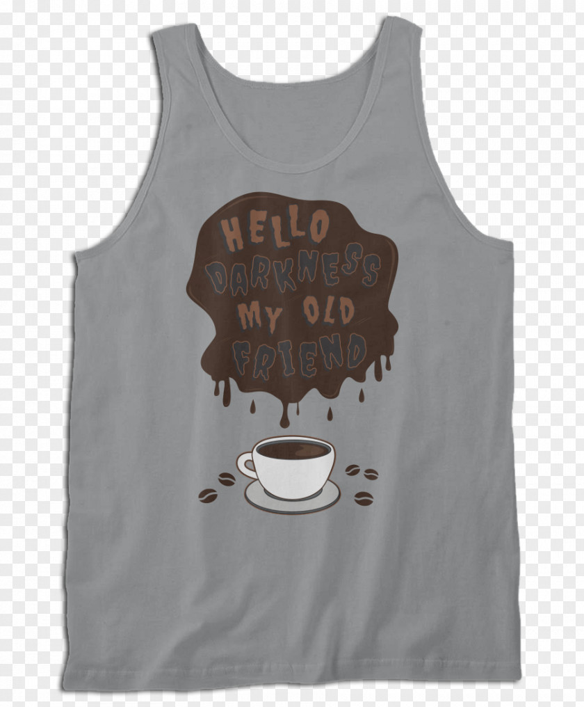 Hello Darkness My Old Friend T-shirt Sleeveless Shirt Work Of Art PNG