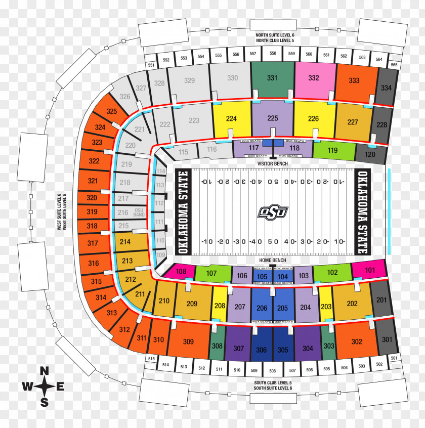 Man Seating Boone Pickens Stadium Oklahoma State Cowboys Football Gallagher-Iba Arena Stambaugh PNG