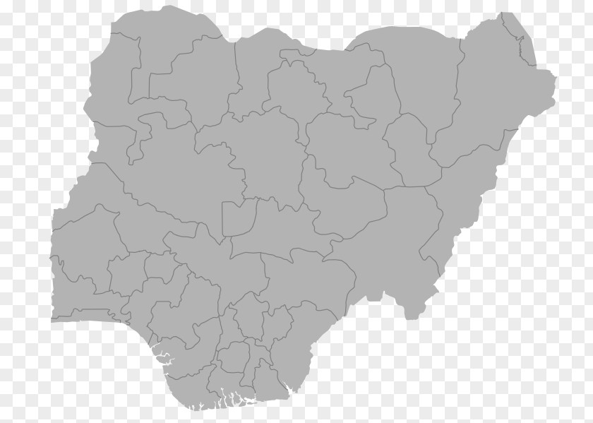 Nigeria Map Stock Photography Blank PNG