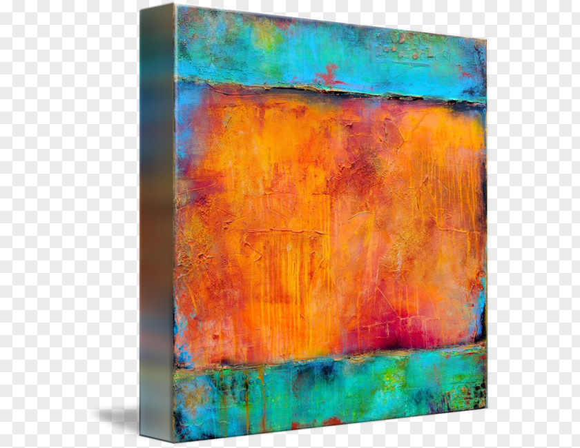 Painting Acrylic Paint Modern Art Canvas PNG
