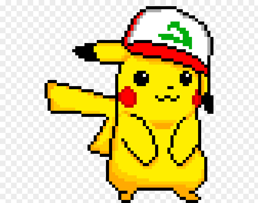 Pikachu Ash Ketchum Pixel Art Pokémon Bead PNG