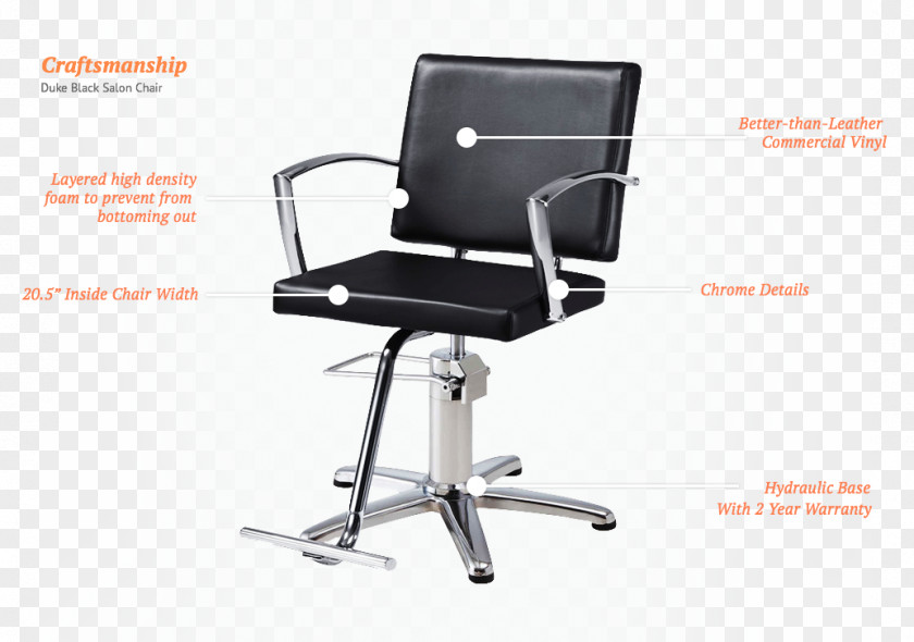 Salon Chair Office & Desk Chairs Beauty Parlour Standish Goods Swivel PNG