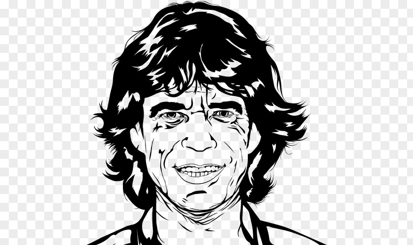 Takeaway Drink Mick Jagger Drawing Line Art Cartoon PNG