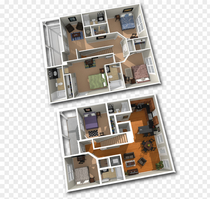 Apartment The Retreat At Oxford Floor Plan University Of Mississippi Bedroom PNG