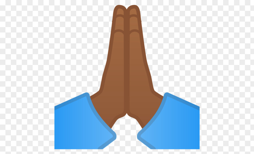 Emoji Thumb Praying Hands Prayer Human Skin Color PNG