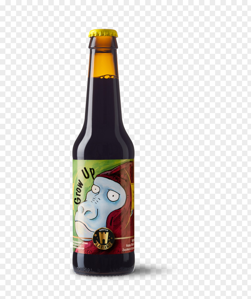 Growing Up India Pale Ale Stout Beer Bottle PNG