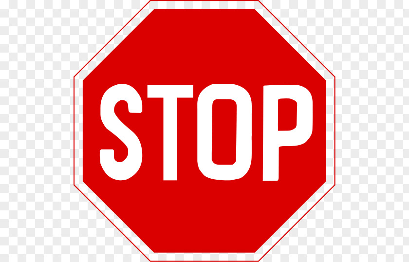 Stop Sign Traffic Warning Clip Art PNG