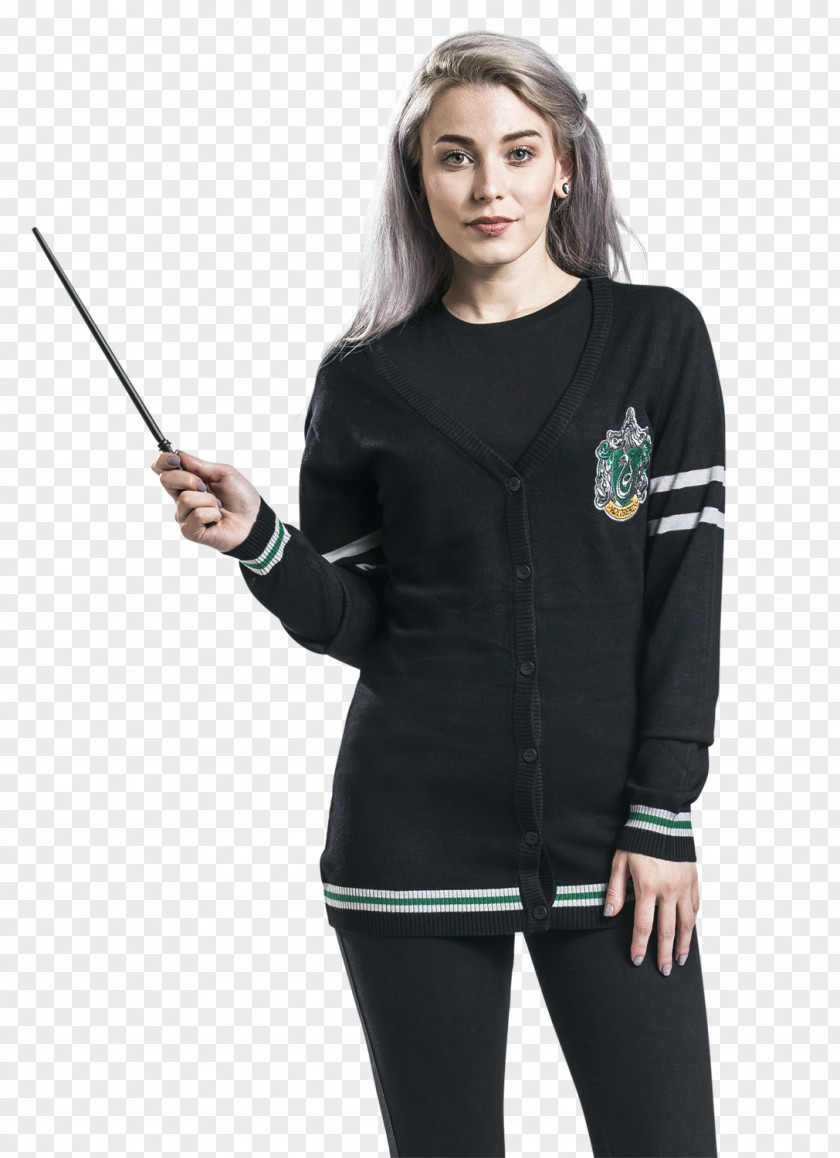 T-shirt Slytherin House Cardigan Clothing Sweater PNG