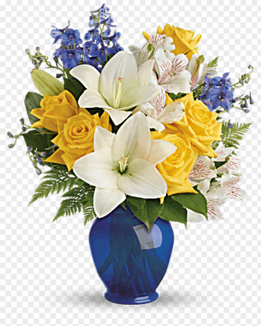 Blooming Lilies Teleflora Flower Bouquet Floristry Delivery PNG