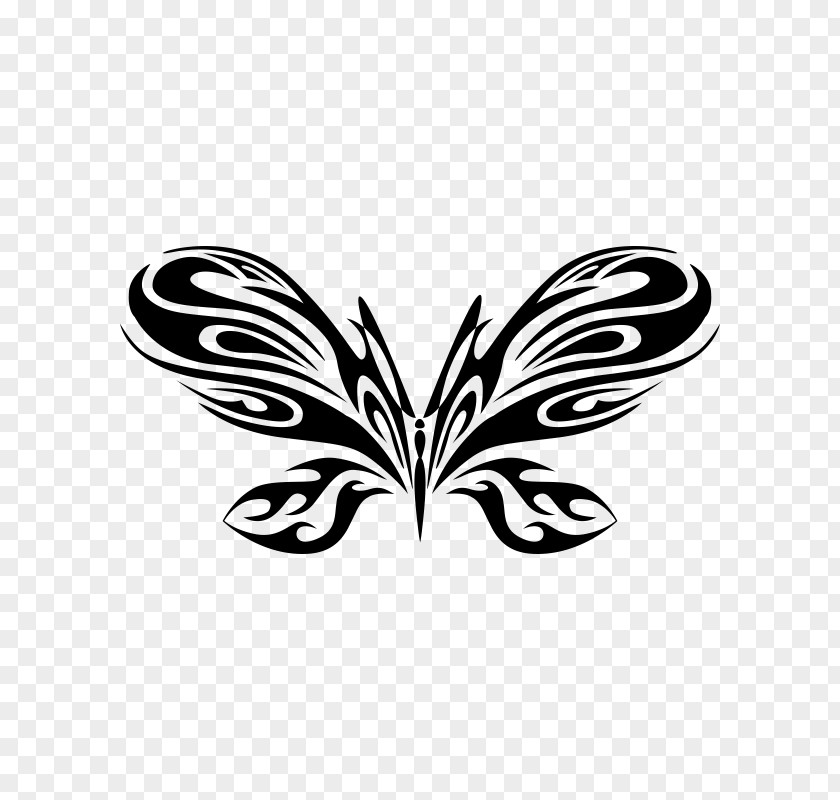 Butterfly Leaf Moths And Butterflies Pollinator Stencil PNG