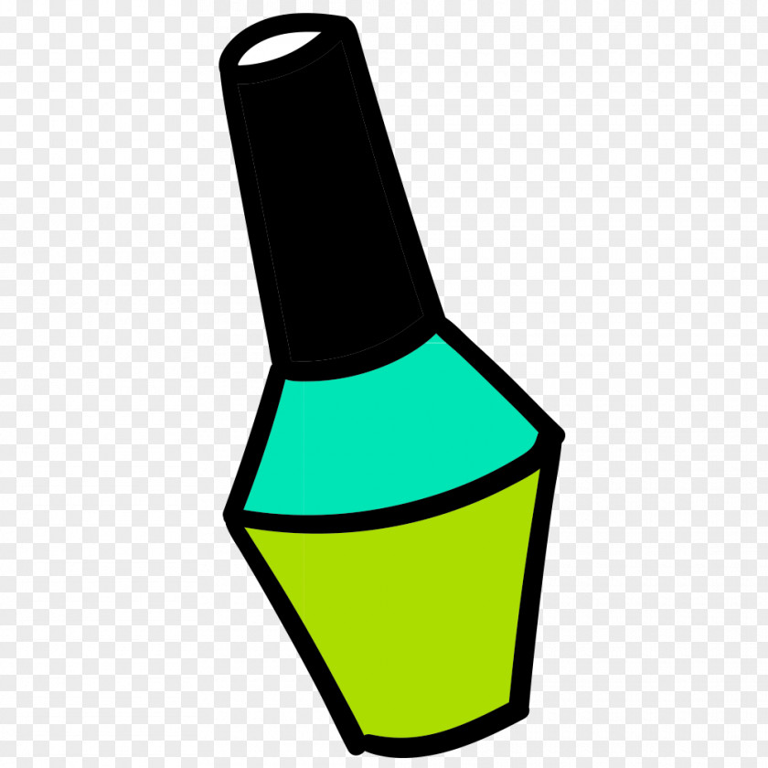 Cartoon Nail Polish Design Image Oil Bottle PNG