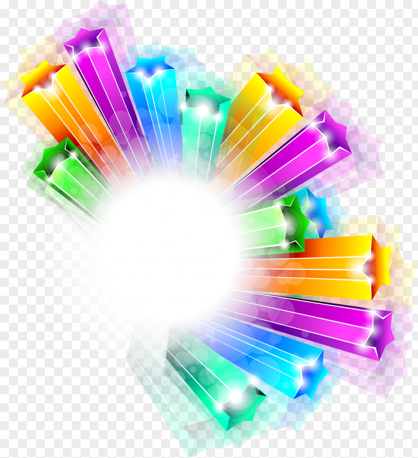 Colorful Fresh Stars PNG fresh stars clipart PNG