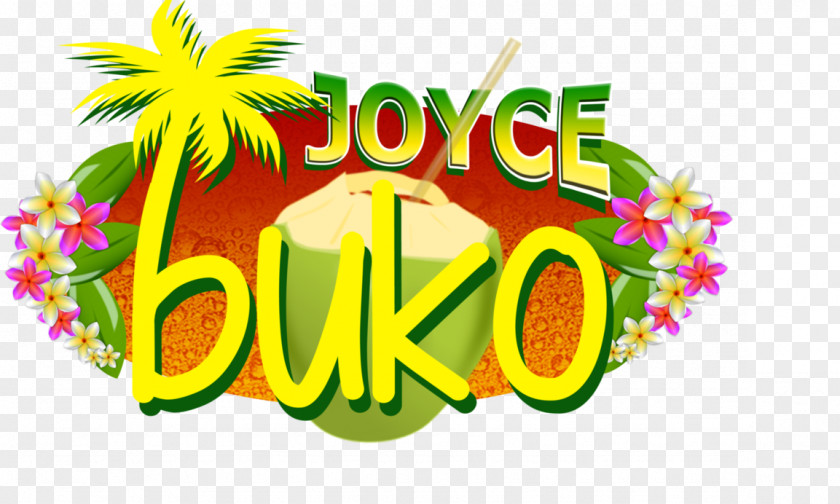 Design Buko Pie Art Logo Coconut PNG