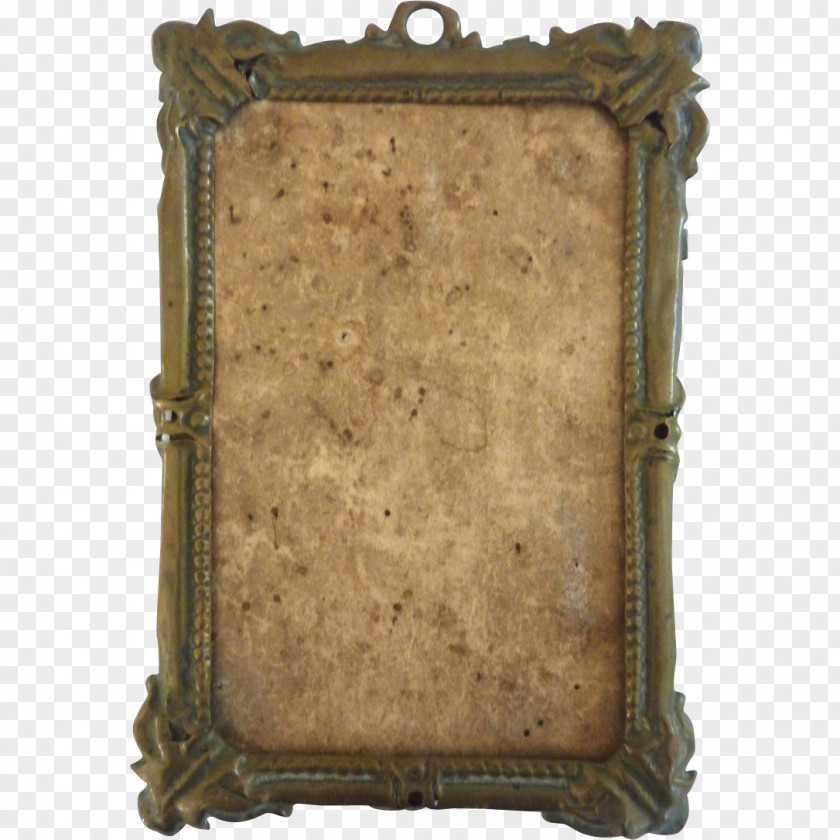 Antique Rectangle Brown PNG
