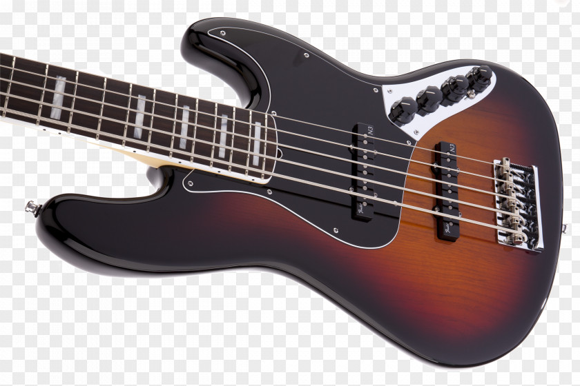 Bass Guitar Electric Fender American Elite Jazz V Standard PNG