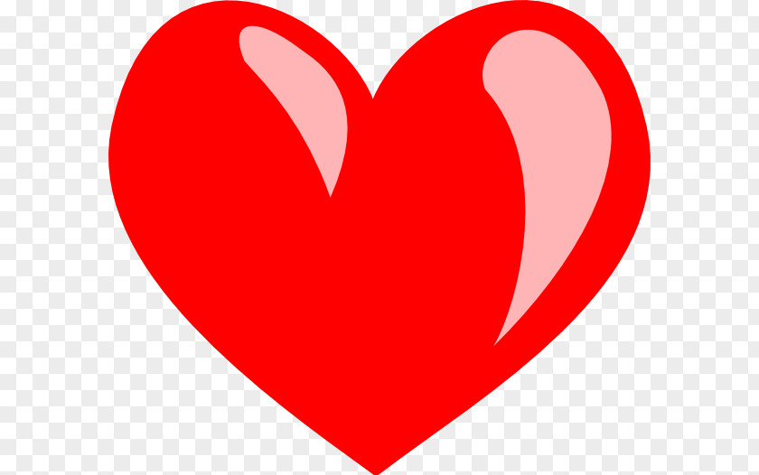 Big Red Heart Picture Drawing Cartoon Clip Art PNG