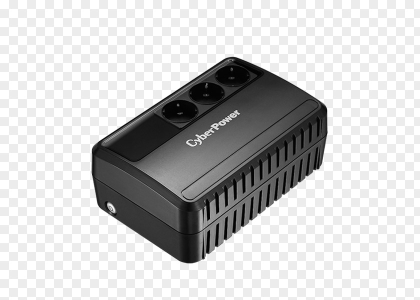 Bu600e Line-interactive 600VA 3AC Outlet(s) ... Sai Línea Interactiva Cyberpower Bu UPS Outlet Tower Black CyberPower Smart App Online USV Wechselstrom 200-240 VOthers BU600E-FR PNG