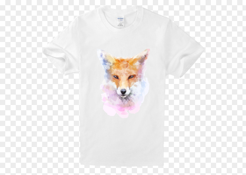 Chlothes Watercolor T-shirt Sleeve Snout Fox News PNG