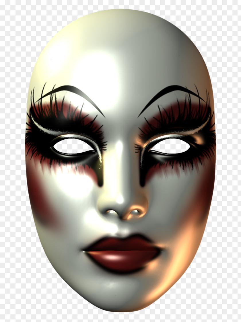 Female Carnival Mask Clip Art Image PNG