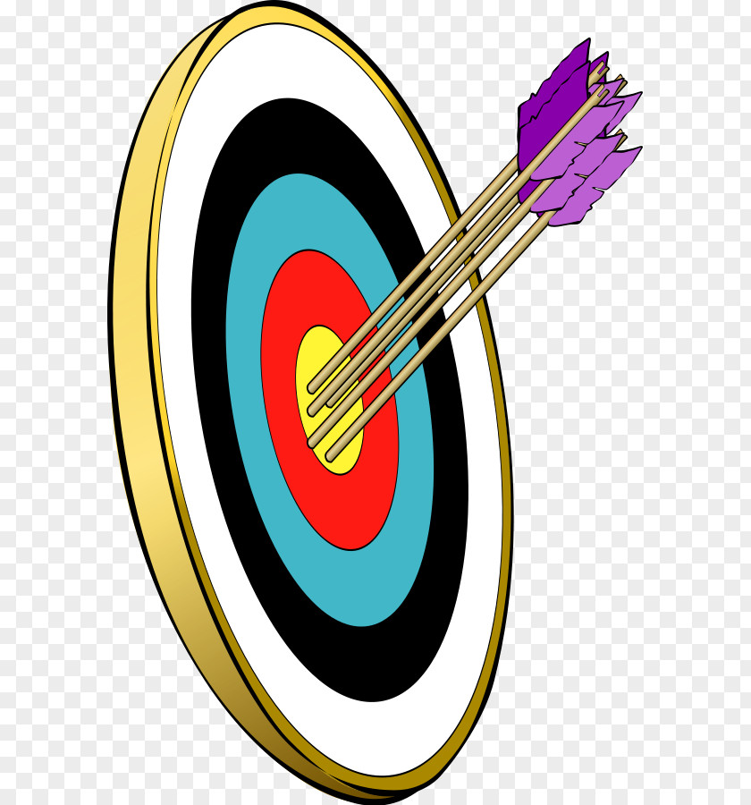 Free Bullseye Clipart Shooting Target Arrow Archery Clip Art PNG
