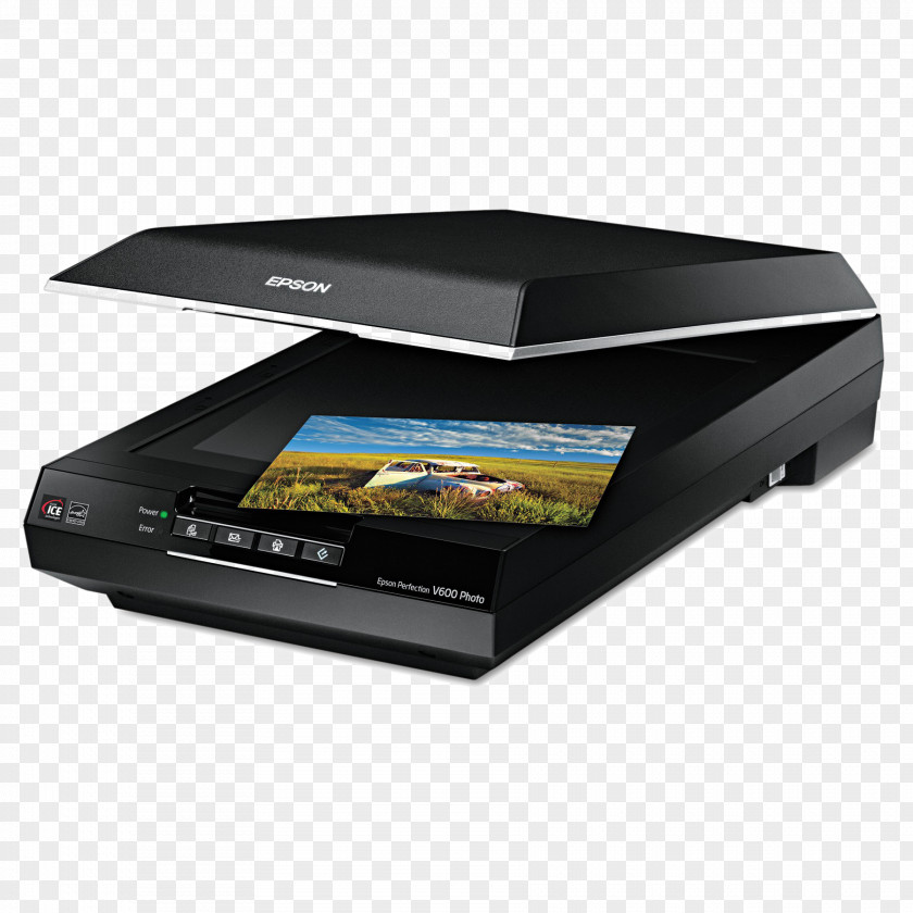 Scanner Inkjet Printing Flatbed A4 Epson Perfection V600 Photo 6400 X 9600 Dpi Image Dots Per Inch PNG