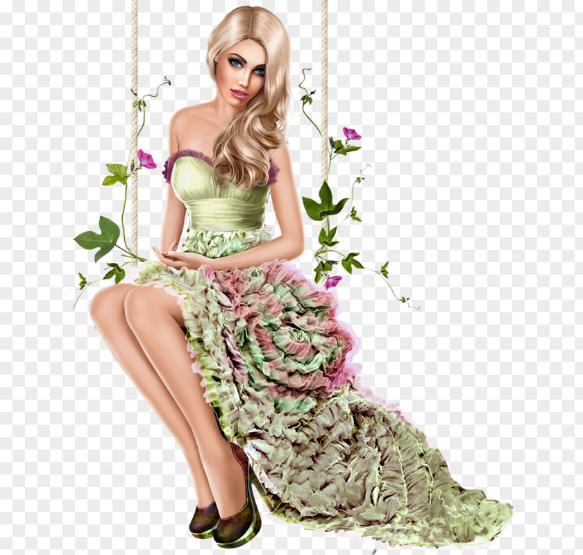 Woman Digital Art Illustration PNG