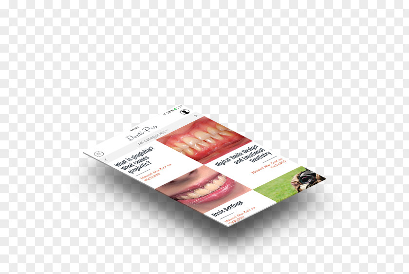 Brand Dentistry Tooth Magazine PNG
