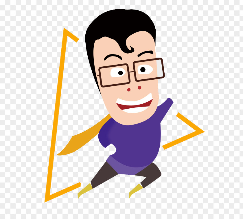 Cartoon Superman Clark Kent PNG