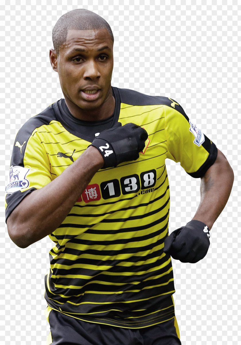 Football Watford F.C. Odion Ighalo Player Jersey PNG
