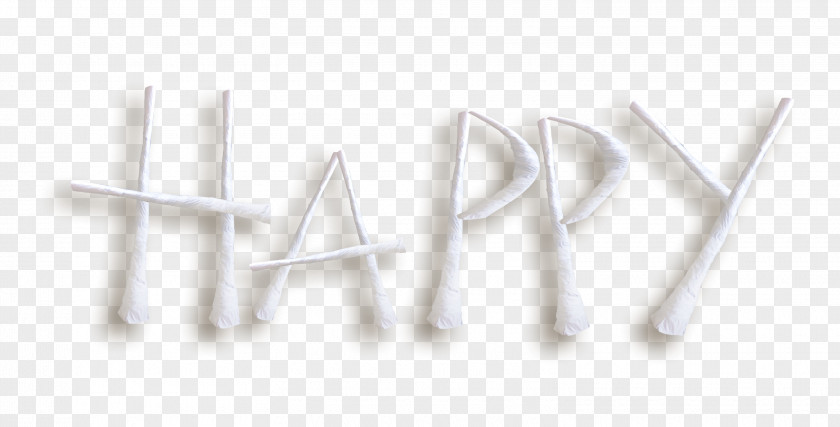 Happy White Logo Brand Font PNG