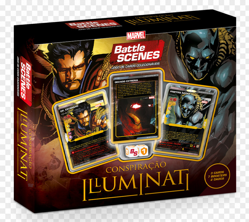 Box Battle Card Game Illuminati Playing Marvel Universe PNG