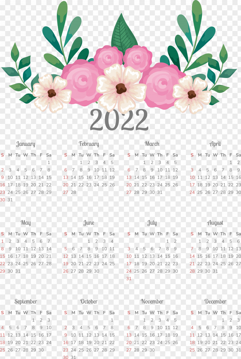 Flower Calendar 2011 Plant Science PNG
