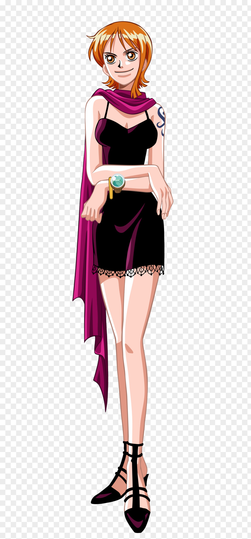 One Piece Robin Nami Monkey D. Luffy Nico Roronoa Zoro Dress PNG