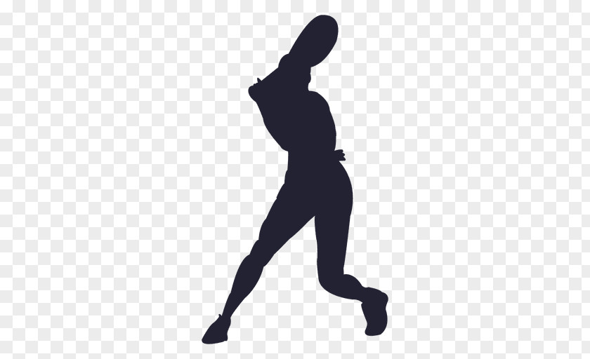 Tennis Player Silhouette Female Balls PNG